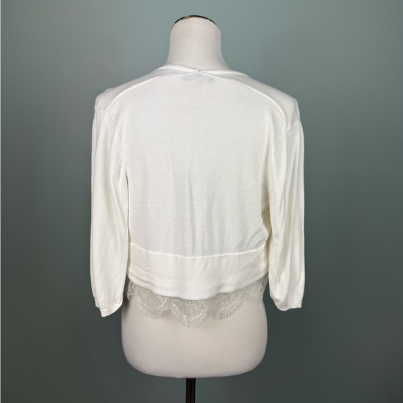 Lace Cropped Cardigan - Picture 5 of 8